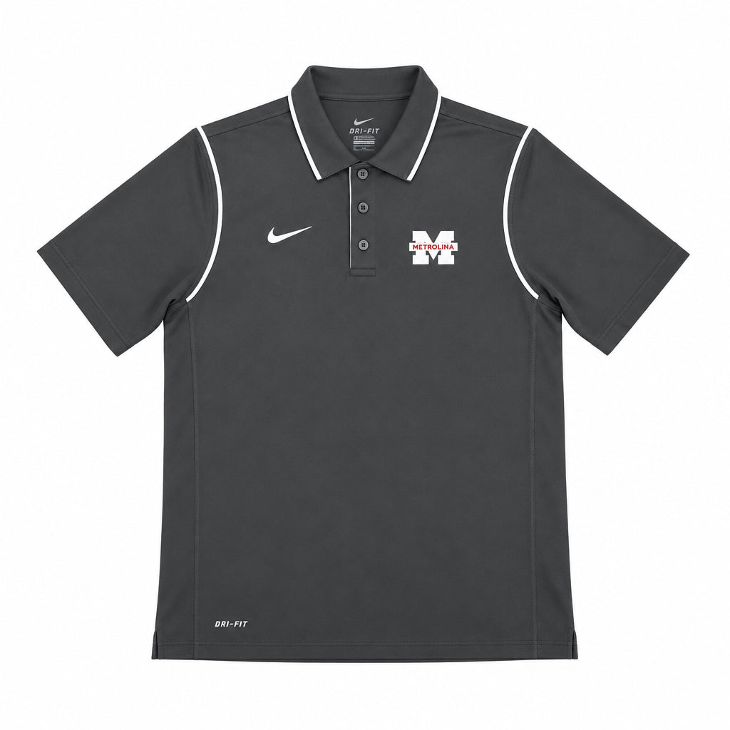 Nike Men's Black Dri-FIT Micro Pique Polo