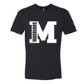 Vertical M Warriors T-Shirt